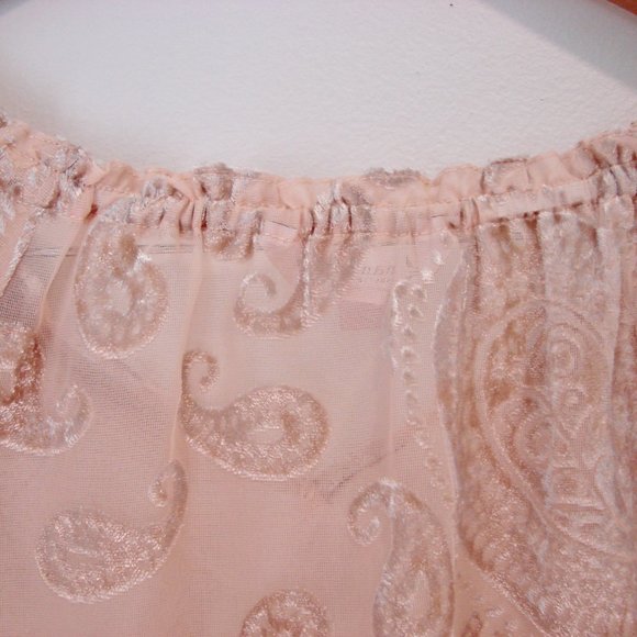 Nanette Lepore Tunic Blouse Cream Flowy Loose Romantic Holiday Party Size Medium - Picture 15 of 15